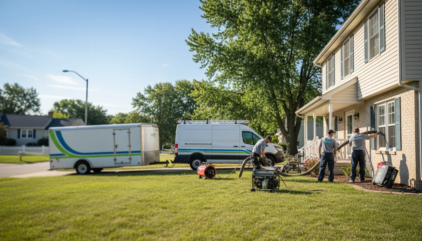 Flooded Basement Restoration And Cleanup With Repair in Taunton, MN near me